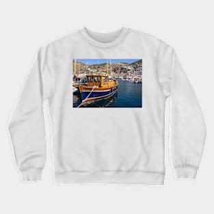 Classic boat. Crewneck Sweatshirt